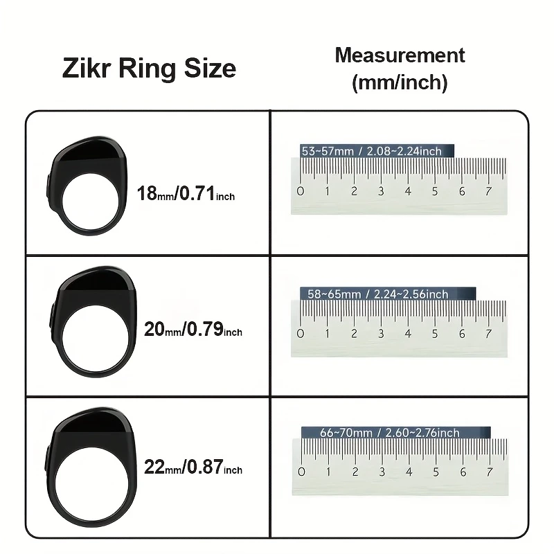 Equantu Zikr Lite Smart Prayer Counter Ring - Image 3