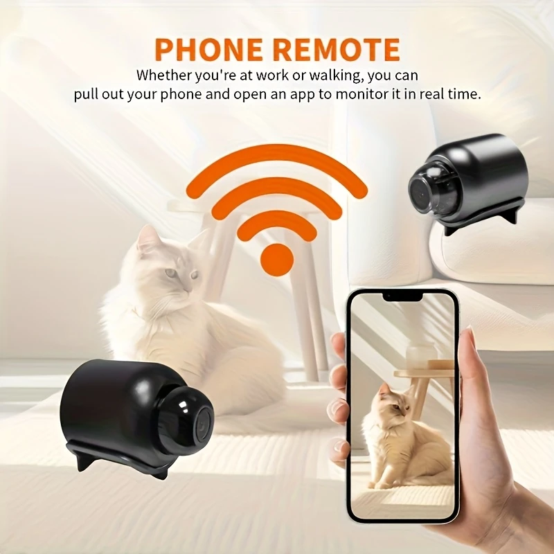 Smart WiFi Mini 2.4GHz Wireless Camera - 480P Resolution - Image 3