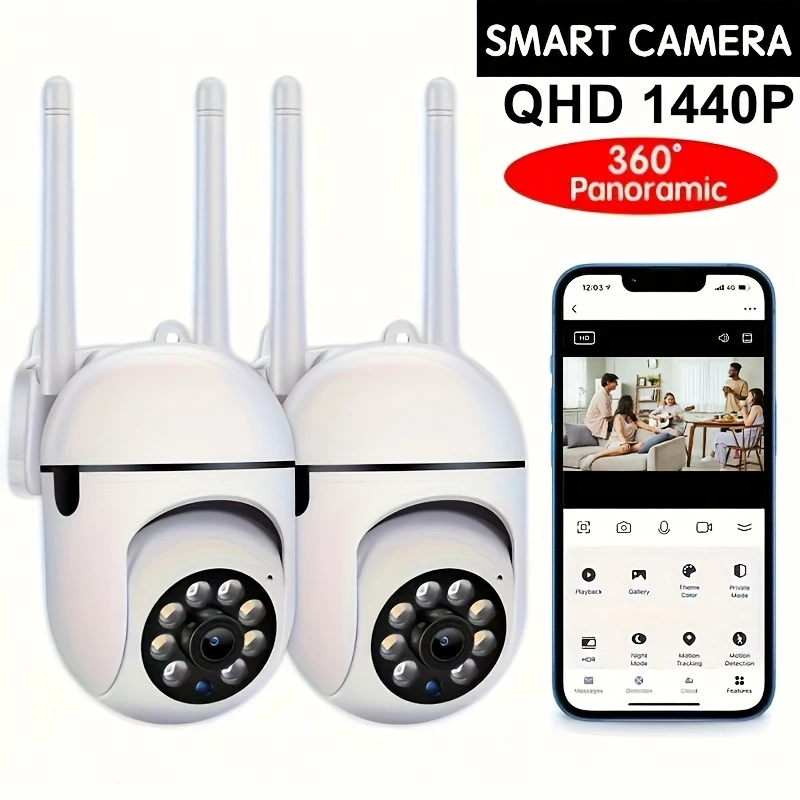 4MP WiFi Smart Security Camera with Night Vision - Image 4